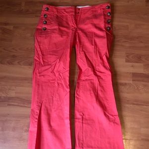 Salmon Marisa trousers from The LOFT